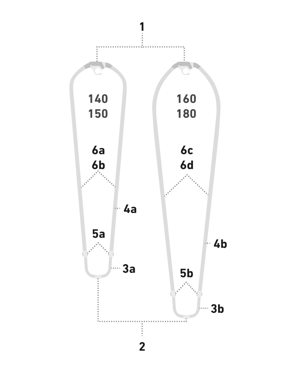 Duotone Windsurfing - Duotone Boom Spare Alu Tailend w. iTail Wave compl.(SS14 - 22) - The Kitesurf Centre