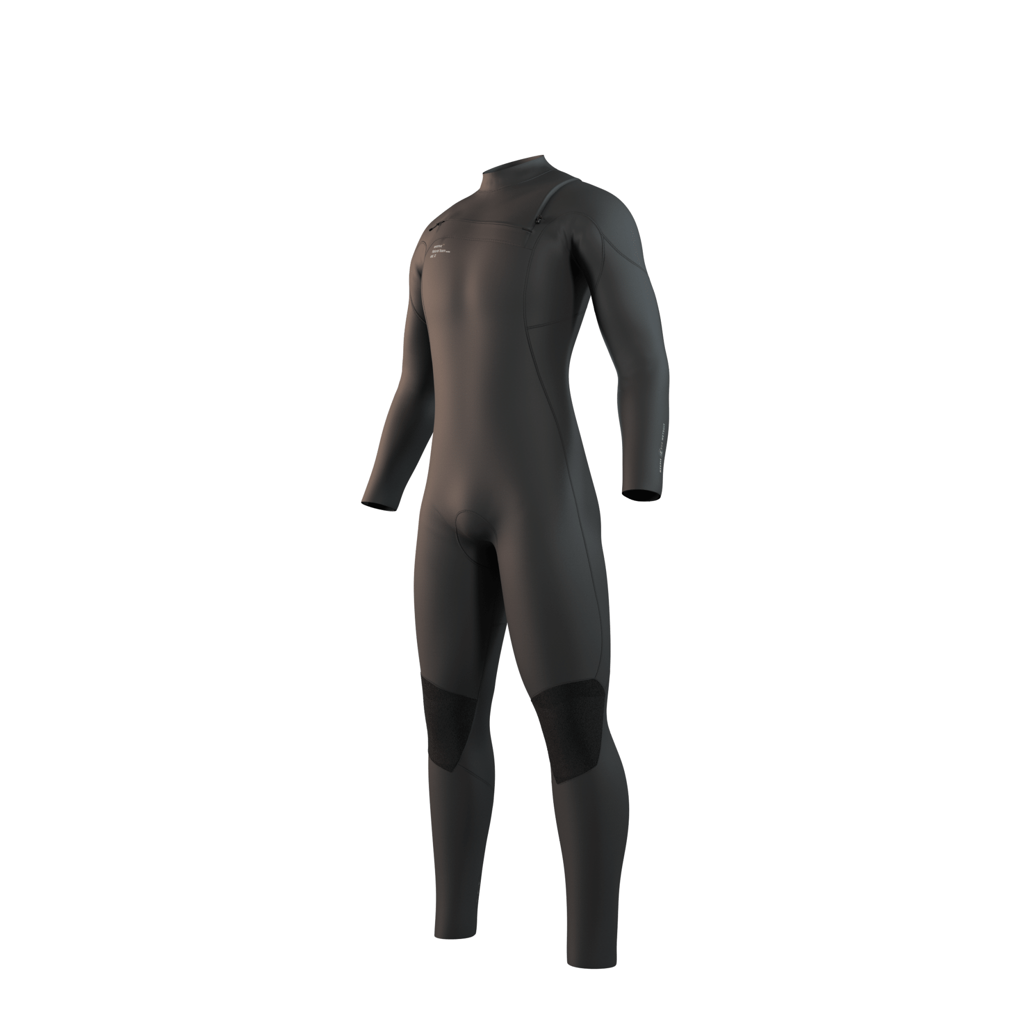 Mystic - Evolve Fullsuit 3/2mm FrontZip Men - NATURAL FOAM - Black - 2026 - The Kitesurf Centre