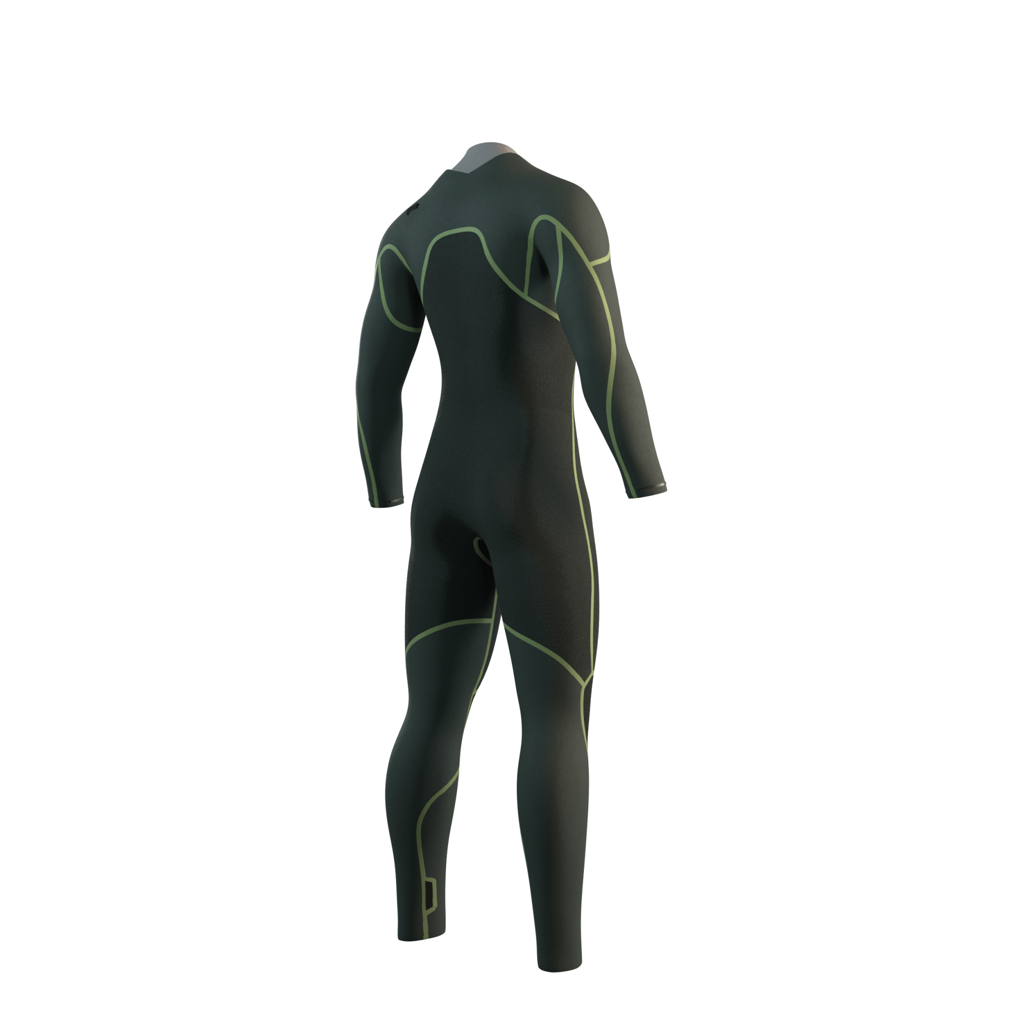 Mystic - Evolve Fullsuit 3/2mm FrontZip Men - NATURAL FOAM - Black - 2026 - The Kitesurf Centre