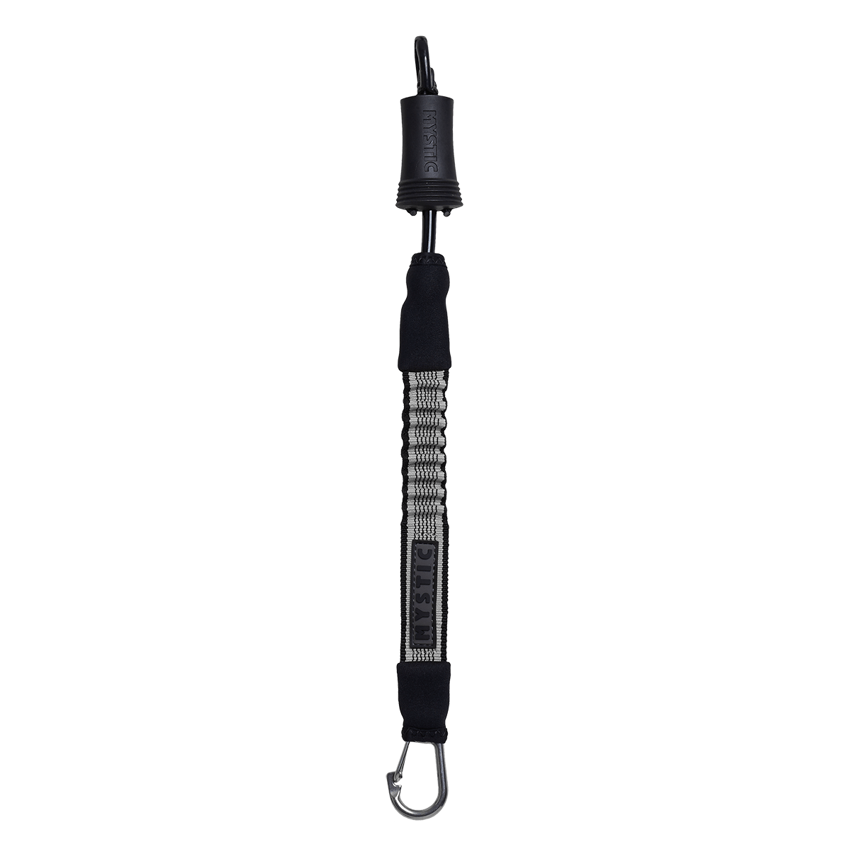 Mystic - Kite Safety Leash Short - Black / White - 2026 - The Kitesurf Centre