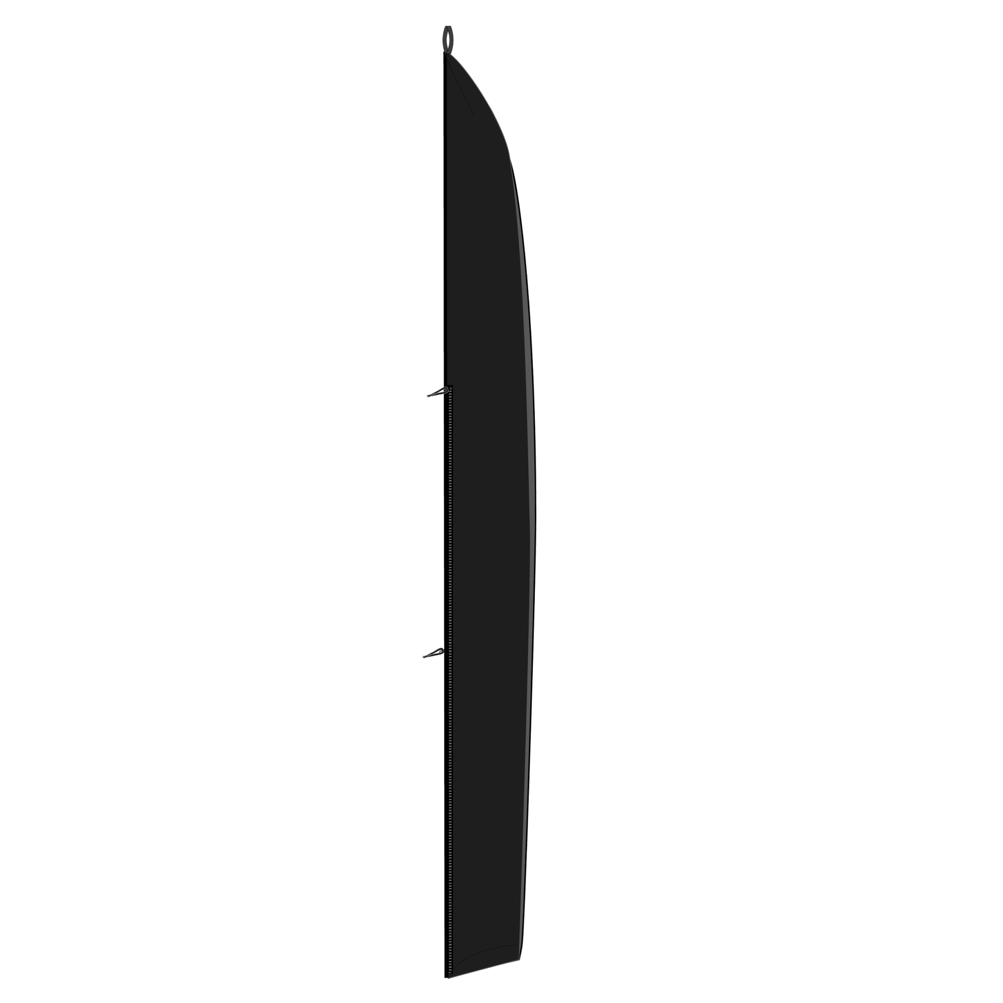 Mystic - Patrol Day Cover Downwind Foilboard - 208 x 47cm - Black - 2026 - The Kitesurf Centre