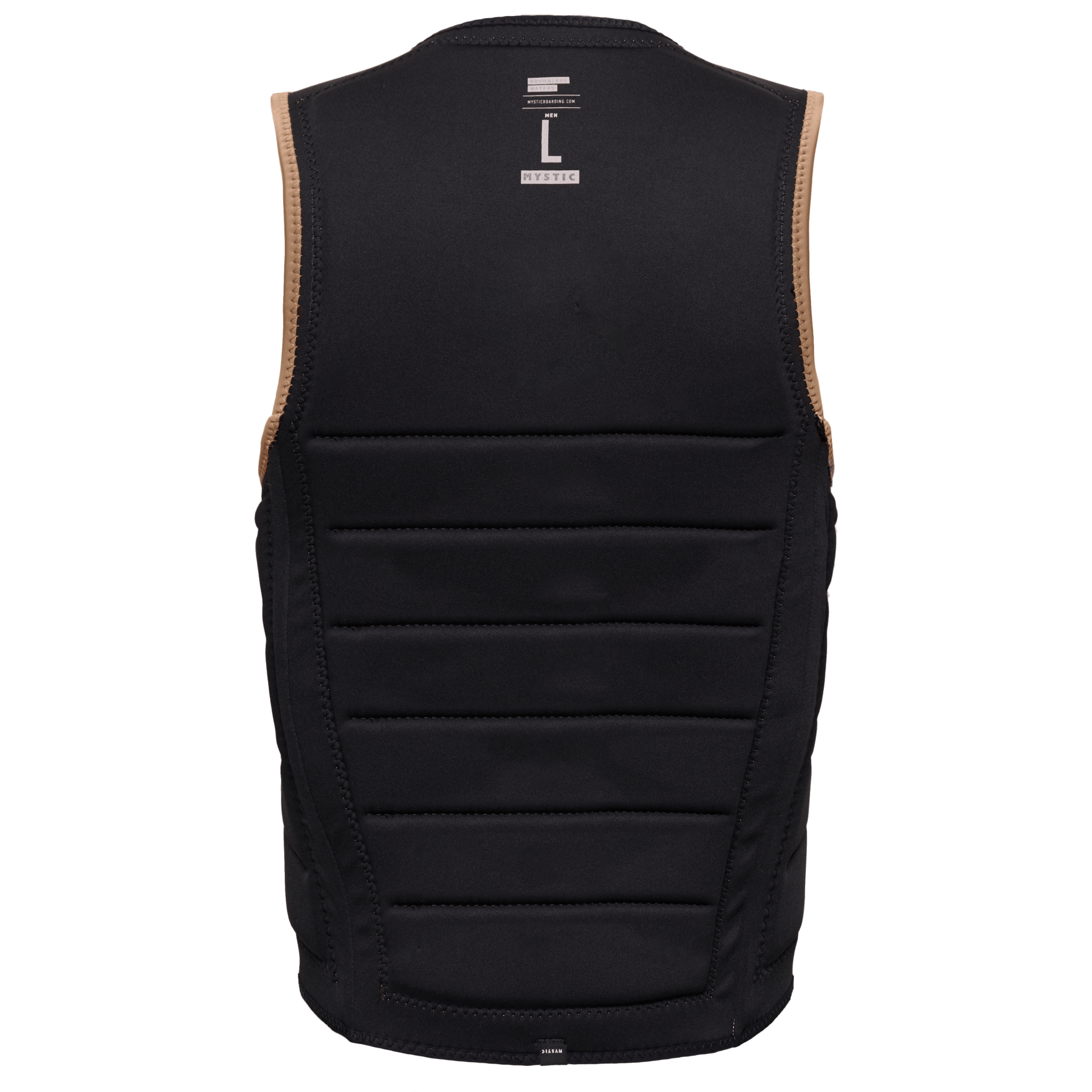 Mystic - The Dom Impact Vest Fzip Wake - Slate Brown - 2026 - The Kitesurf Centre